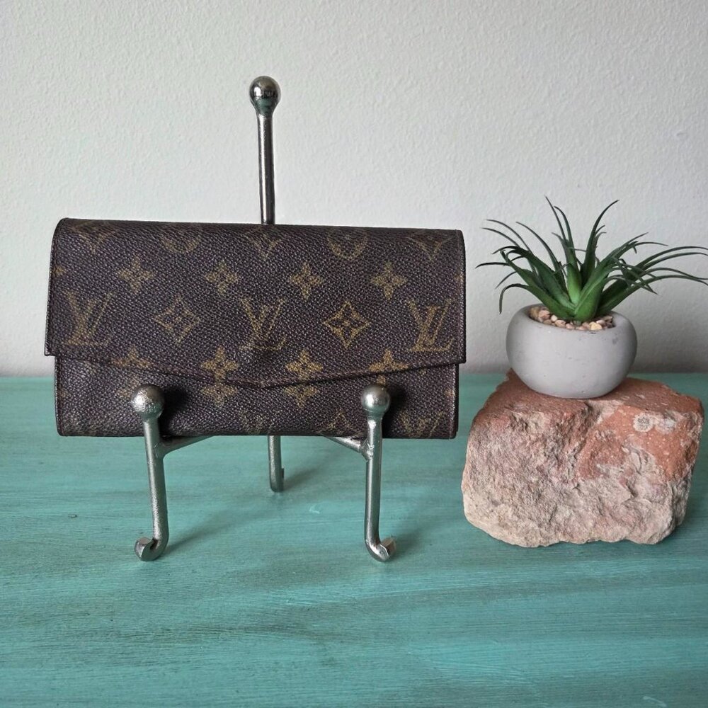 Vintage Louis Vuitton monogram envelope long wallet